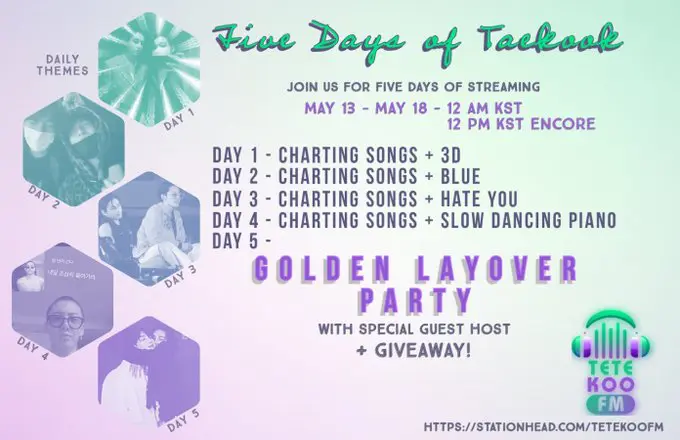 Five Days Of TaeKook - A Golden Layover Party