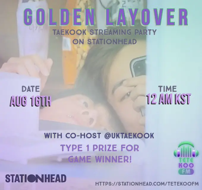 Golden Layover TaeKook Streaming Party