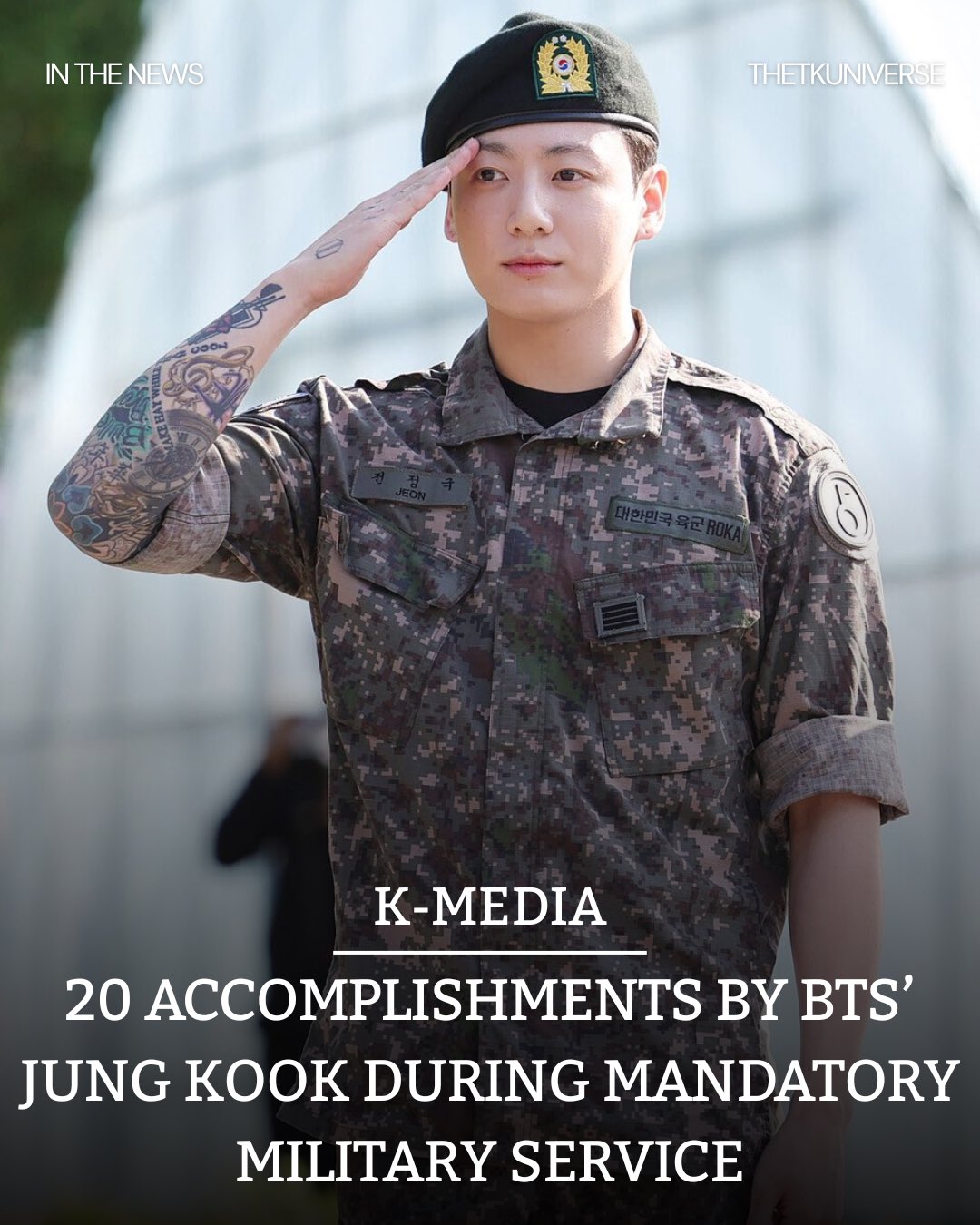 Welcome Back, Jeon Jungkook - Our Proud Sergeant