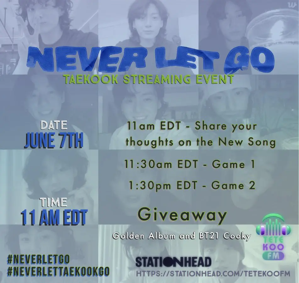 Never Let Go - TaeKook Streaming Event