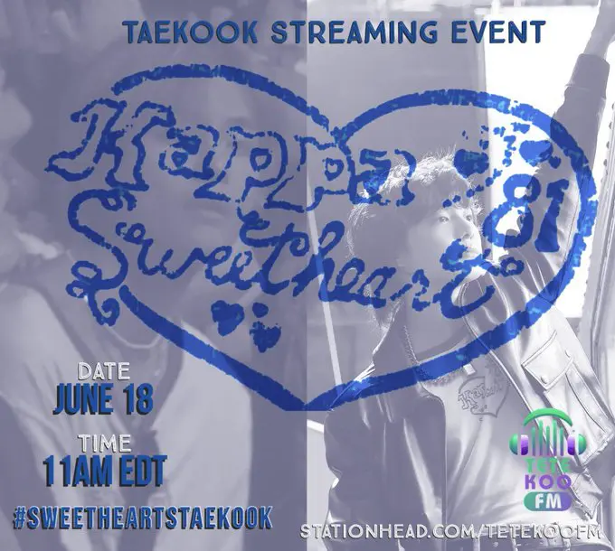 Sweetheart TaeKook Streaming Event