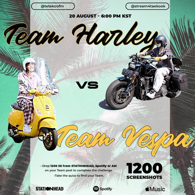 Team Harley Vs. Team Vespa