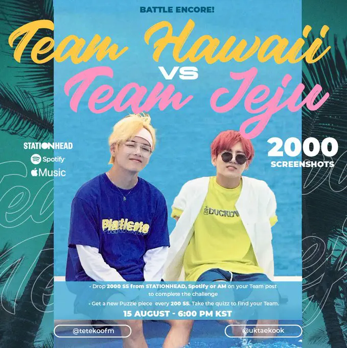 Team Hawaii Vs. Team Jeju