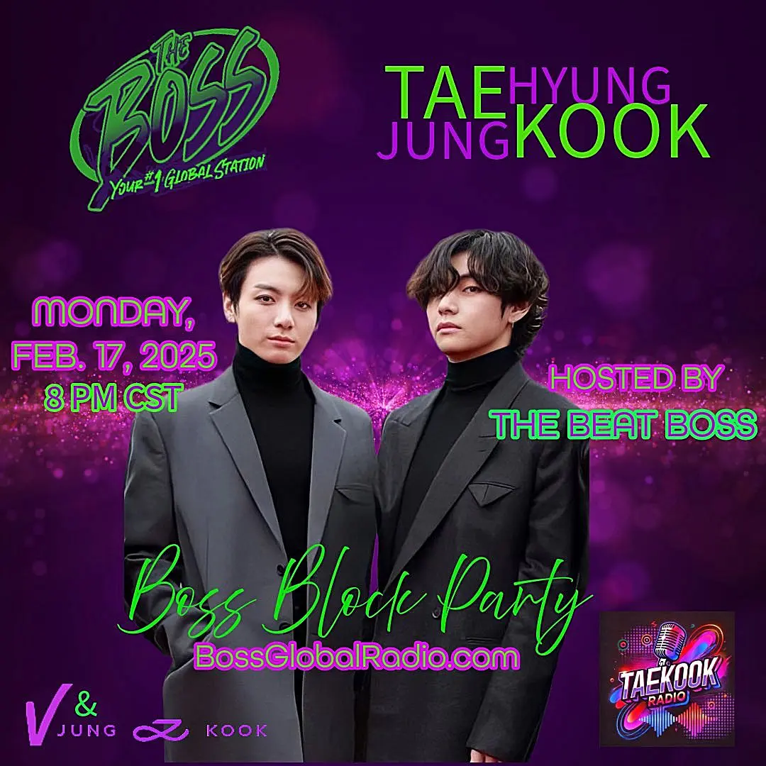 V and Jung Kook Block Party