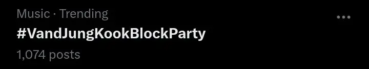 Trending Image for V and Jung Kook Block Party