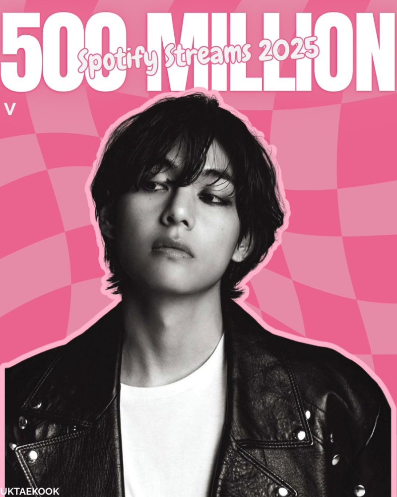 News image: 500 Million Streams in 2025: Taehyung's Timeless Artistry Shines On