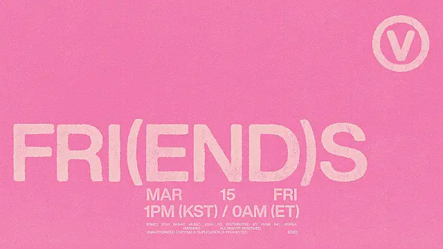 News image: FRI(END)S BY V IS COMING