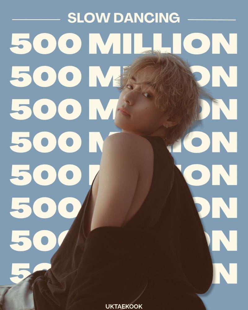 News image: V's 'Slow Dancing' Joins the 500M Club