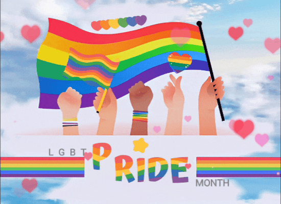 Pride celebration GIF