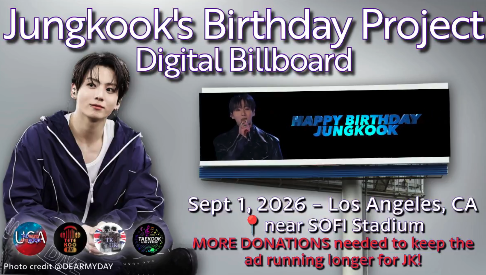 Jungkook Birthday Billboard Ad
