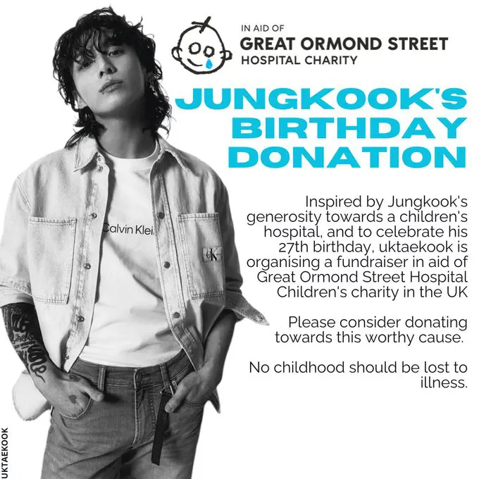 Jungkook's Birthday Fundraising